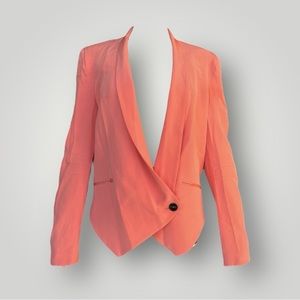 Rebecca Minkoff Pink Silk Blazer Jacket 🦩